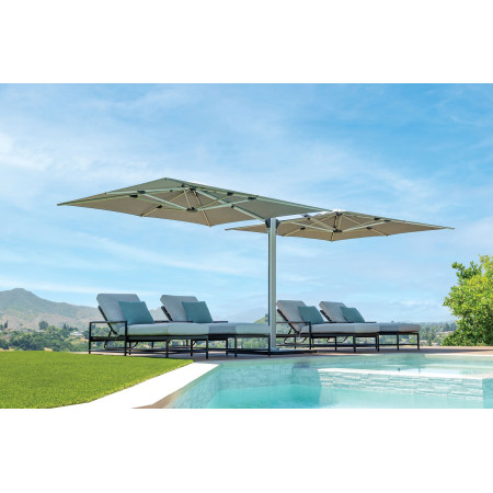 Shademaker Dual Side post 10' Square Gemini Cantilever