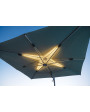 Shademaker Solaris LX 10 FT Square Side Post Umbrella with Lights