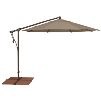 Treasure Garden 10' Octagon AG19 Cantilever Umbrella - Sunbrella or Outdura Fabrics