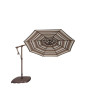 Treasure Garden 10' Octagon AG19 Cantilever Umbrella  - O'bravia Polyester Fabric