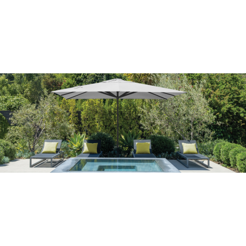 Treasure Garden 10x13 foot Rectangular EZ Track 3 Umbrella  - Grade B