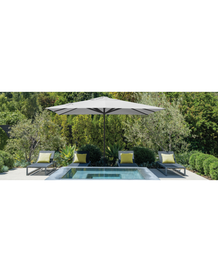 Treasure Garden 10x13 foot Rectangular EZ Track 3 Umbrella  - O'Bravia