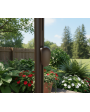 Treasure Garden 10x13 foot Rectangular EZ Track 3 Umbrella  - O'Bravia