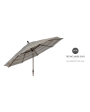 Treasure Garden 9' Collar Tilt Octagon Commercial Umbrella 