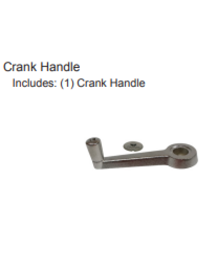 CRANK LIFT HANDLE for Treasure Garden push button tilt umbrella
