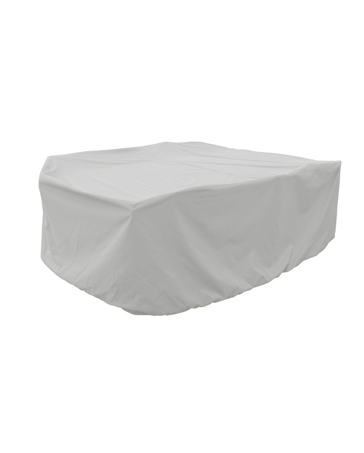 Treasure Garden Protective cover for Medium Oval/Rectangular Table & Chairs w/8 ties, elastic, spring cinch lock