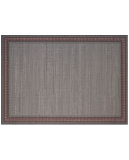 Treasure Garden Outdoor Rug - Edge Chili
