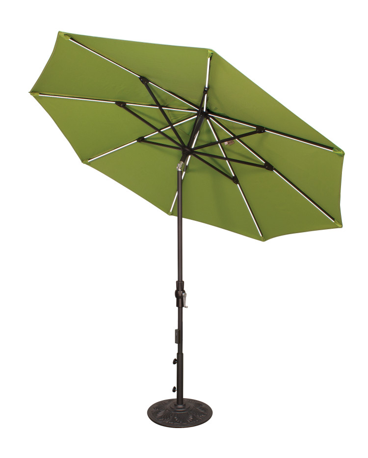 Treasure Garden 9' Starlux Collar Tilt Octagon Umbrella 
