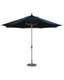 Galtech 11' Teak Market Umbrella - Frame Only
