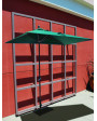 Galtech 772 - 3.5x7 FT Half Wall Commercial Patio Umbrella