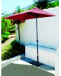 Galtech 772 - 3.5x7 FT Half Wall Commercial Patio Umbrella - CANOPY only