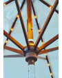 Galtech 986 - 11 FT Auto Tilt Patio Umbrella W/ L.E.D. Lights - Frame Only