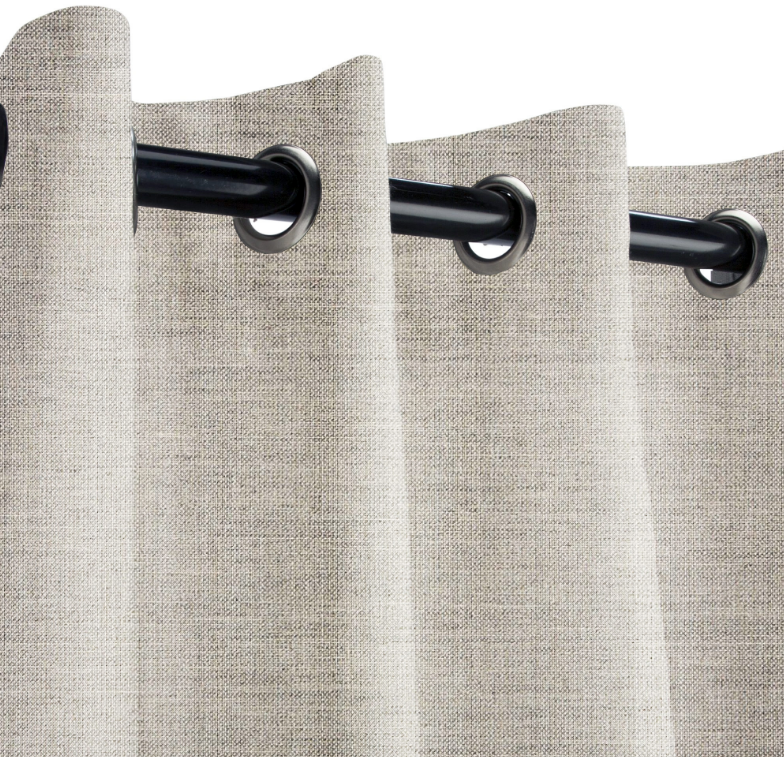 Sunbrella Outdoor Curtain With Nickel Grommets Patio Umbrella Store