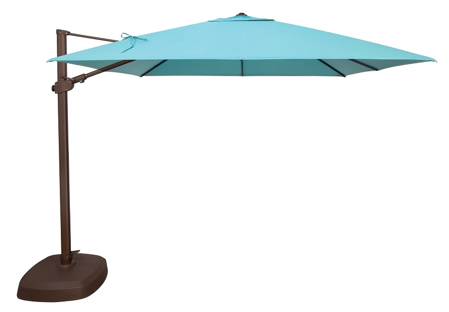 Best Selection Square Cantilever Umbrellas Featuring Sunbrella Patio Umbrella Square Cantilever Umbrellas, Cantilever Outdoor Beige Umbrella With Lights And Speaker